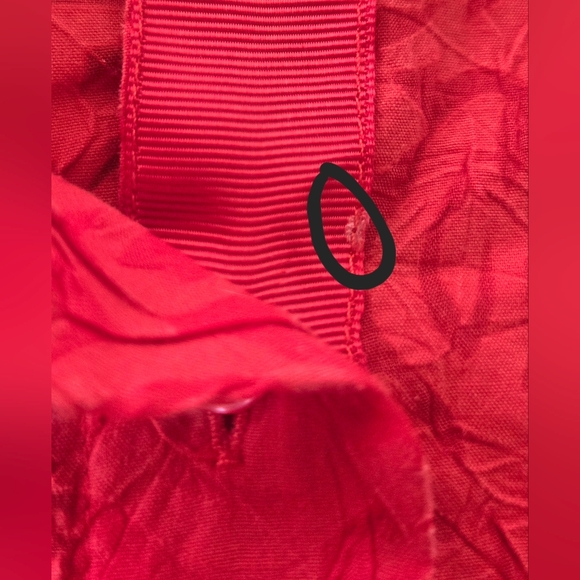 Coldwater Creek Women's Reddish Orange Semi-Sheer Blouse Size Large 14-16 - Picture 6 of 6